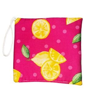 Pink Lemon Print Jar Opener